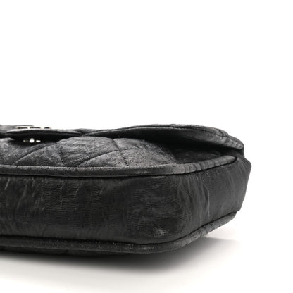 Chanel Coated Canvas Quilted Le Marais Flap Black 10 of 10