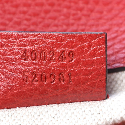 Gucci Dollar Calfskin Swarovski Crystal Small Dionysus Shoulder Bag Hibiscus Red 7 of 10