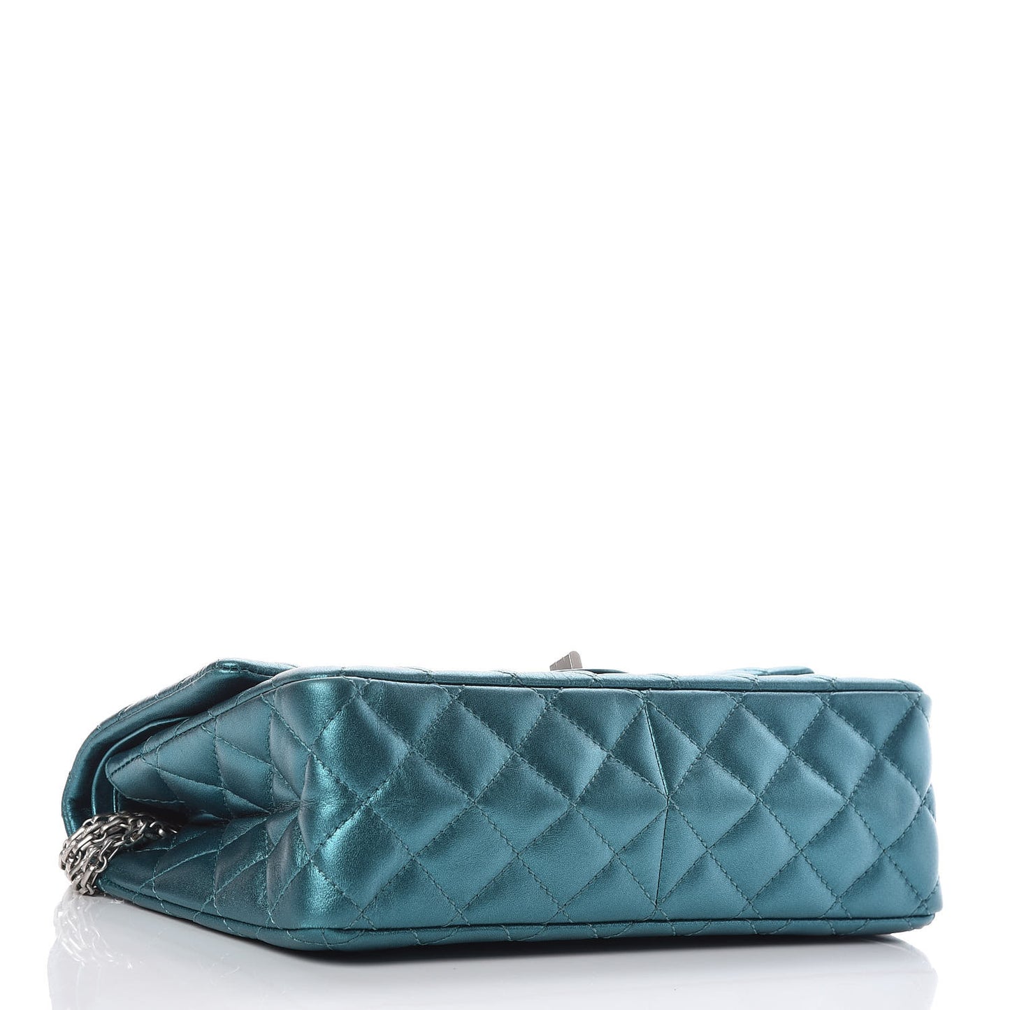 Metallic Calfskin Quilted 2.55 Reissue 226 Flap Turquoise