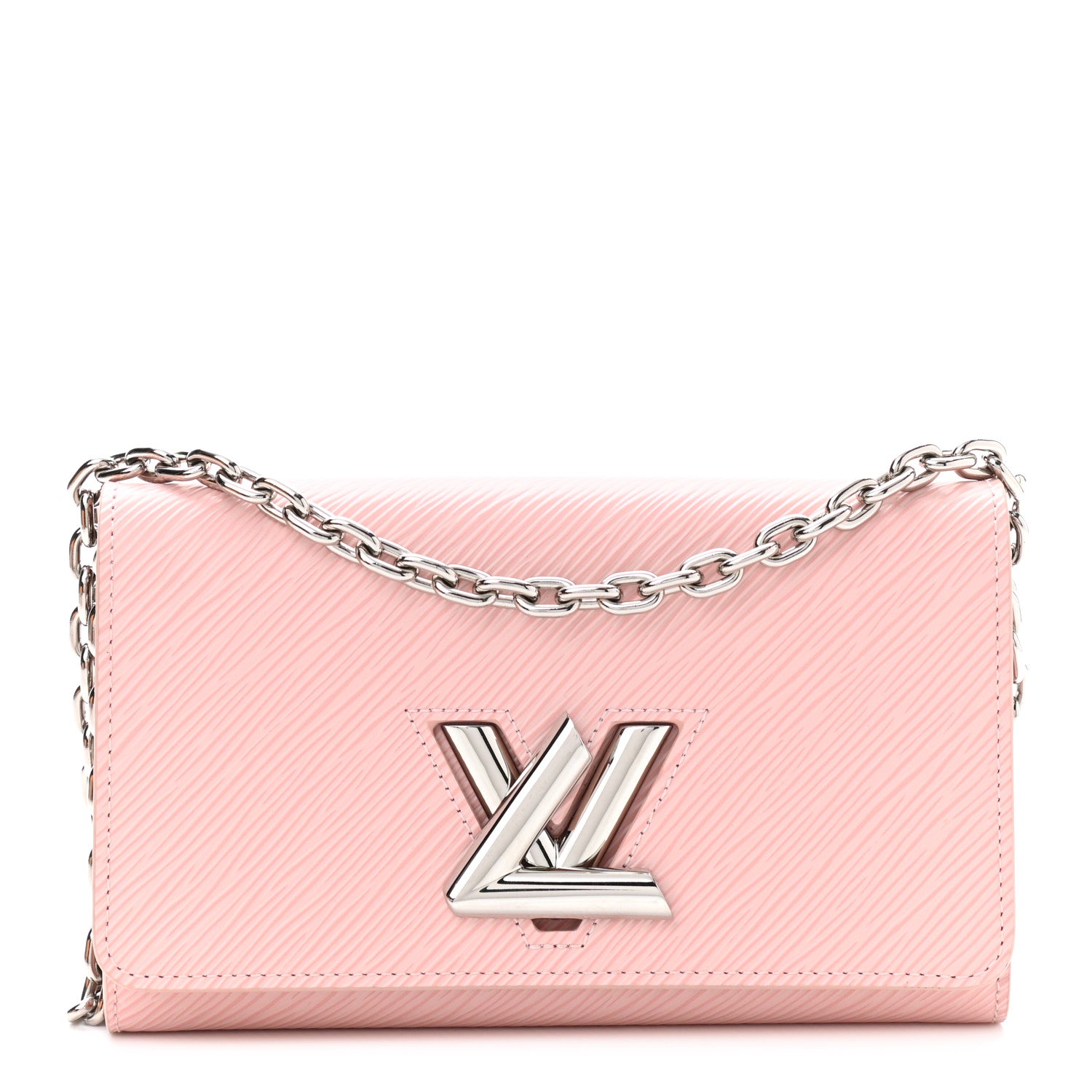 Louis Vuitton Epi Twist Chain Wallet Rose Ballerine 1 of 11