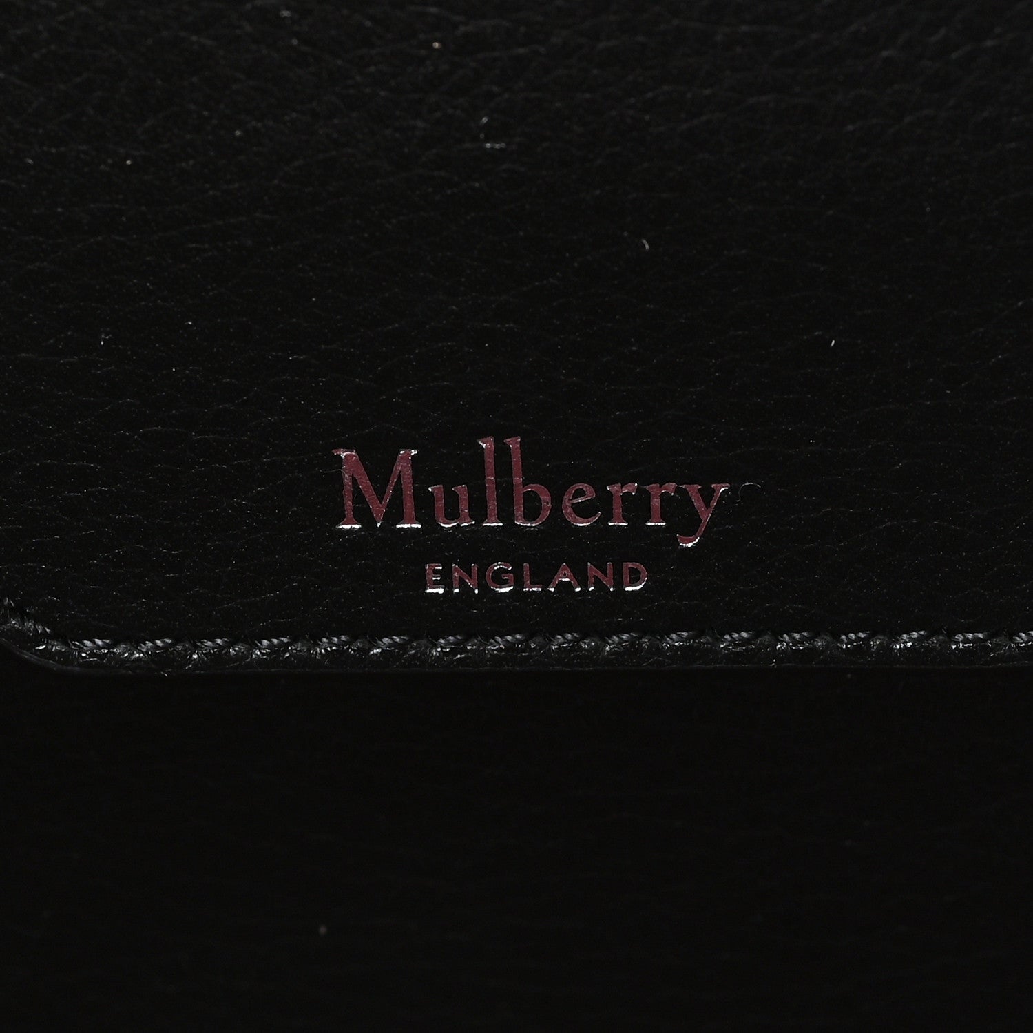 Mulberry High Shine Grain Bayswater Tote Black 6 of 11
