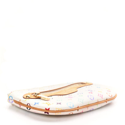 Louis Vuitton Monogram Multicolor Pochette Plate MM White 4 of 7