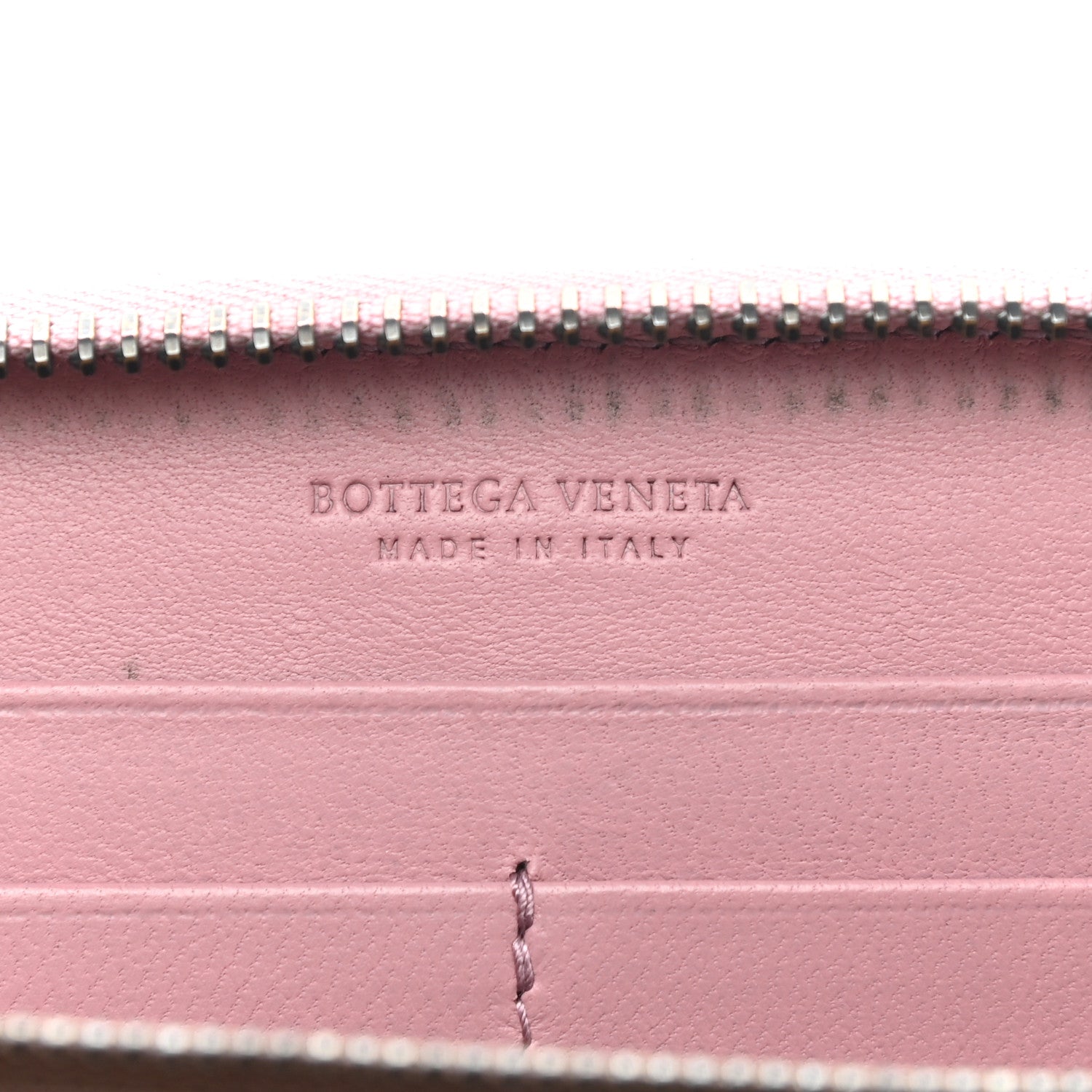 Bottega Veneta Nappa Intrecciato Zip Around Wallet Mallow 7 of 14