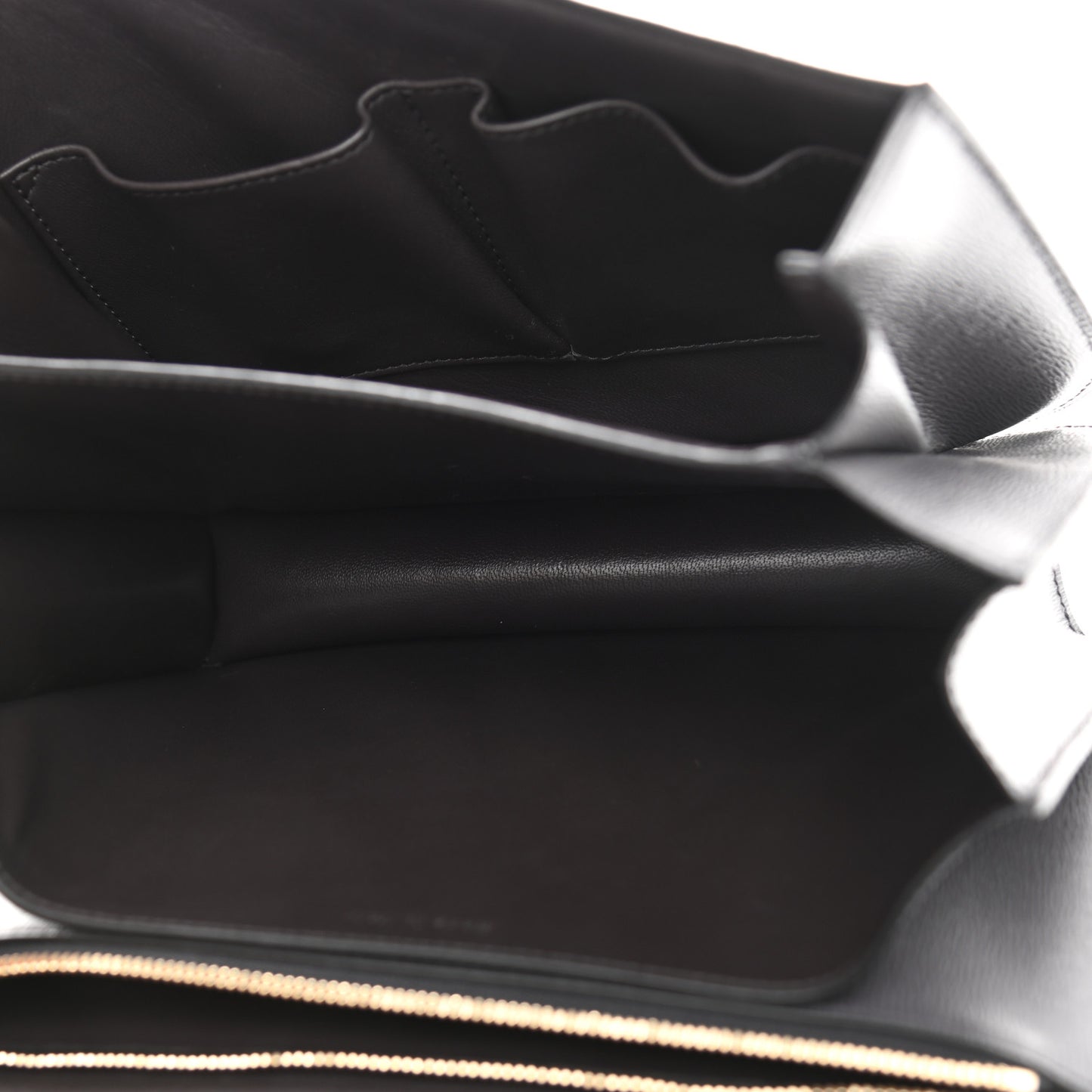 Liege Calfskin Medium Classic Box Flap Bag Liquorice