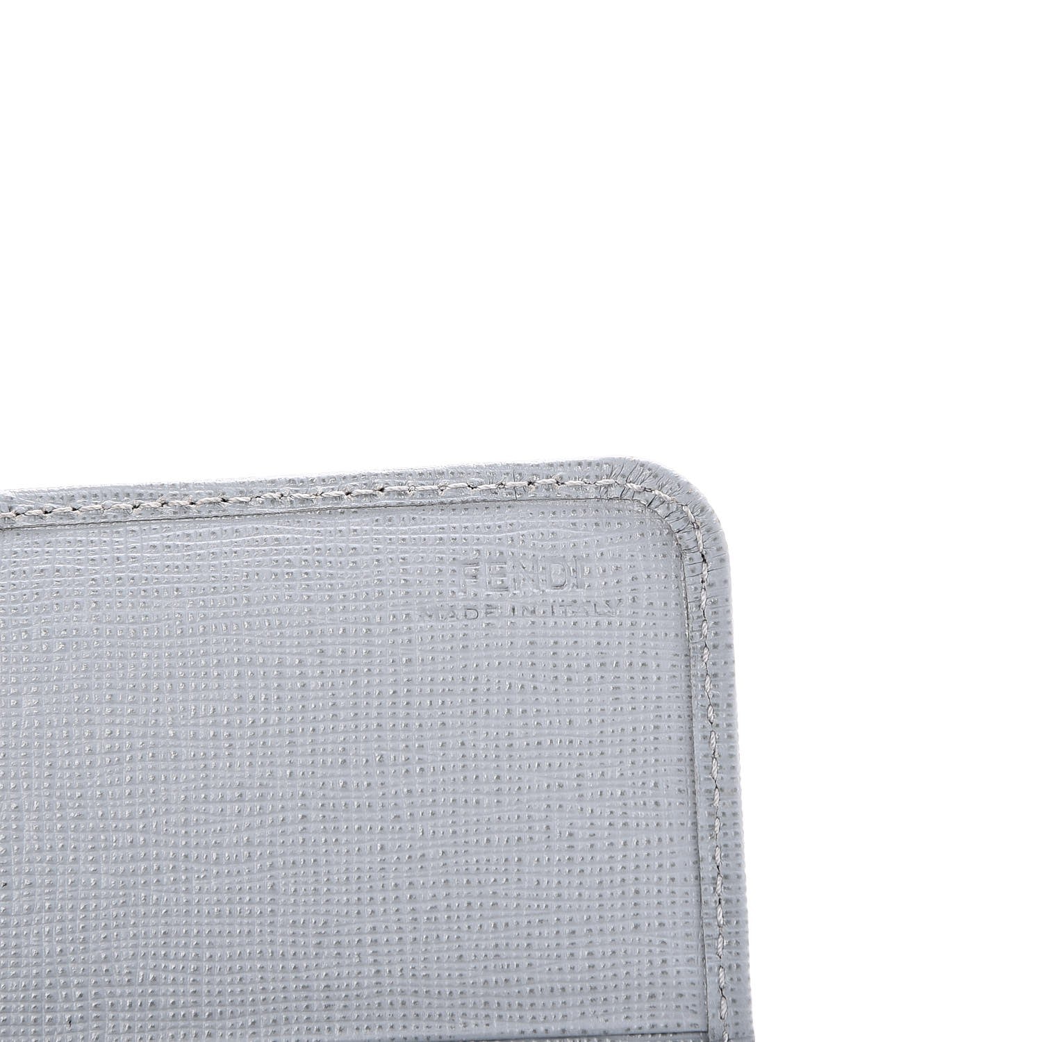 Fendi Vitello Elite Flowerland Continental Wallet Blue 6 of 7