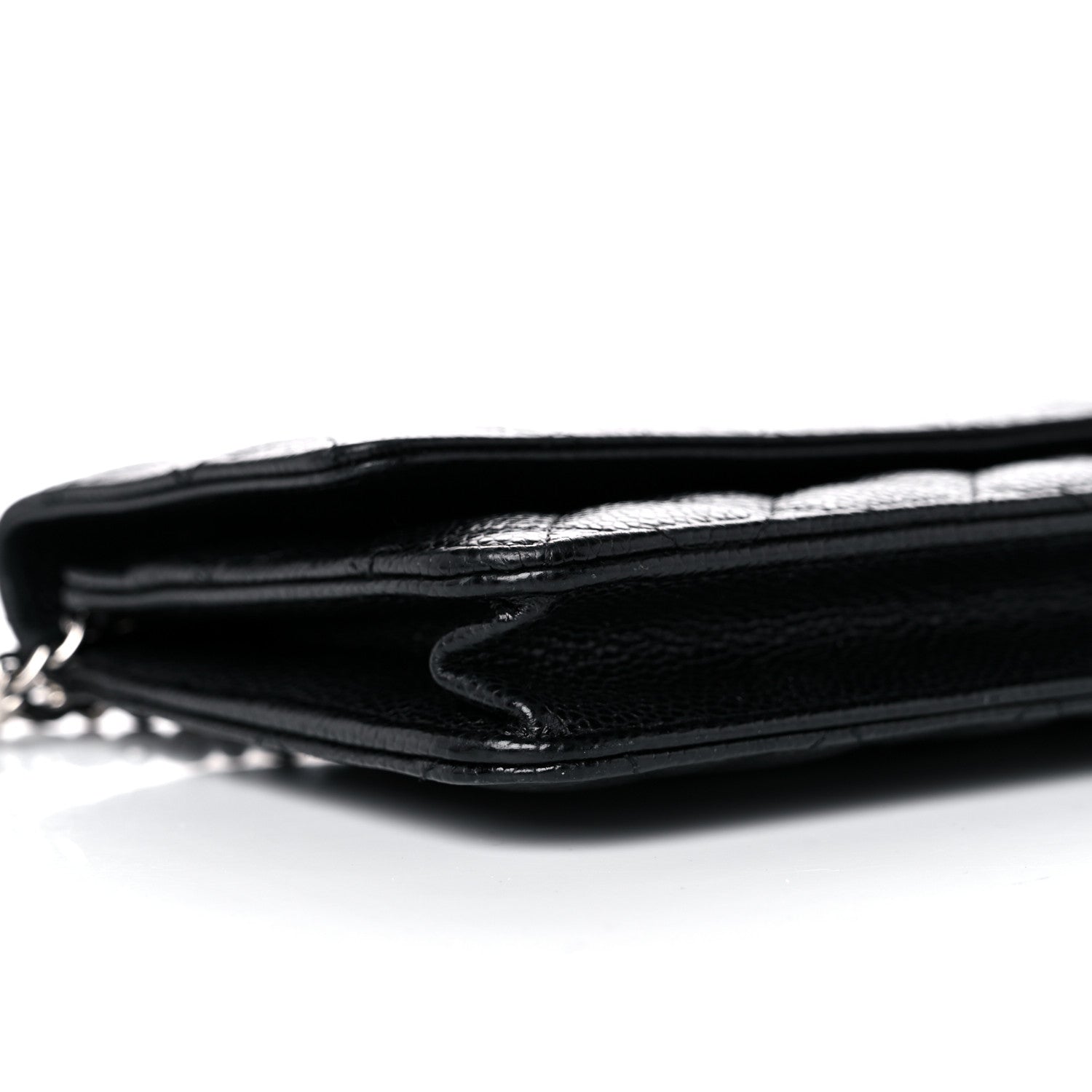 Chanel Caviar Quilted Wallet On Chain WOC Black 9 of 14
