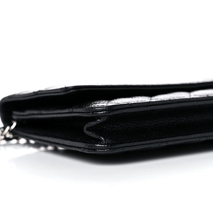 Chanel Caviar Quilted Wallet On Chain WOC Black 9 of 14