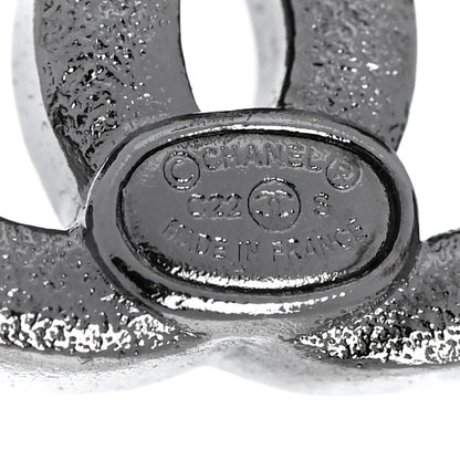 Chanel Ruthenium Crystal CC Earrings Multicolor 4 of 5