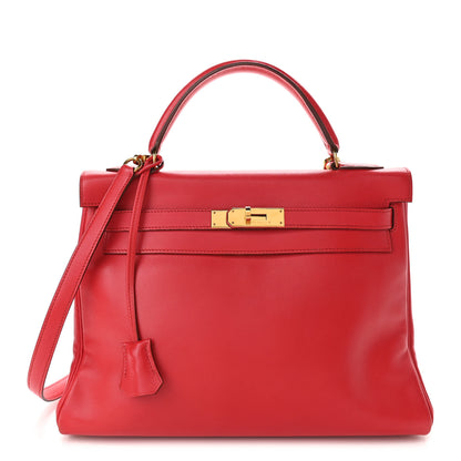 Hermes Gulliver Kelly Retourne 32 Rouge Vif 1 of 11