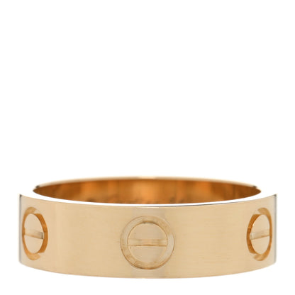 Cartier 18K Yellow Gold 5.5mm LOVE Ring 54 6.75 1 of 4