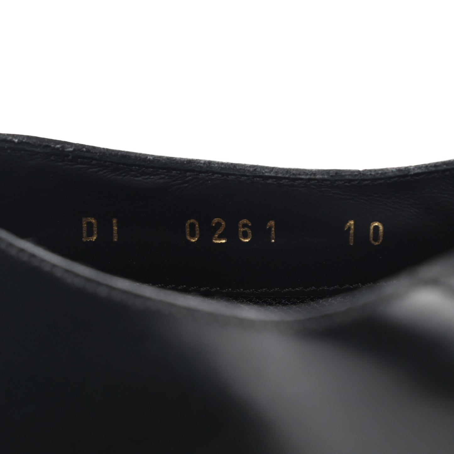Calfskin Mens Formal Derby Shoes 10 Black