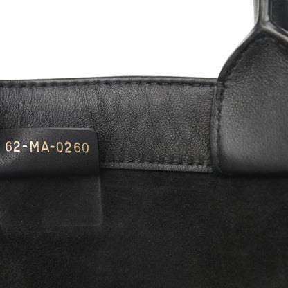 Christian Dior Calfskin Embossed Book Tote Black 7 of 15