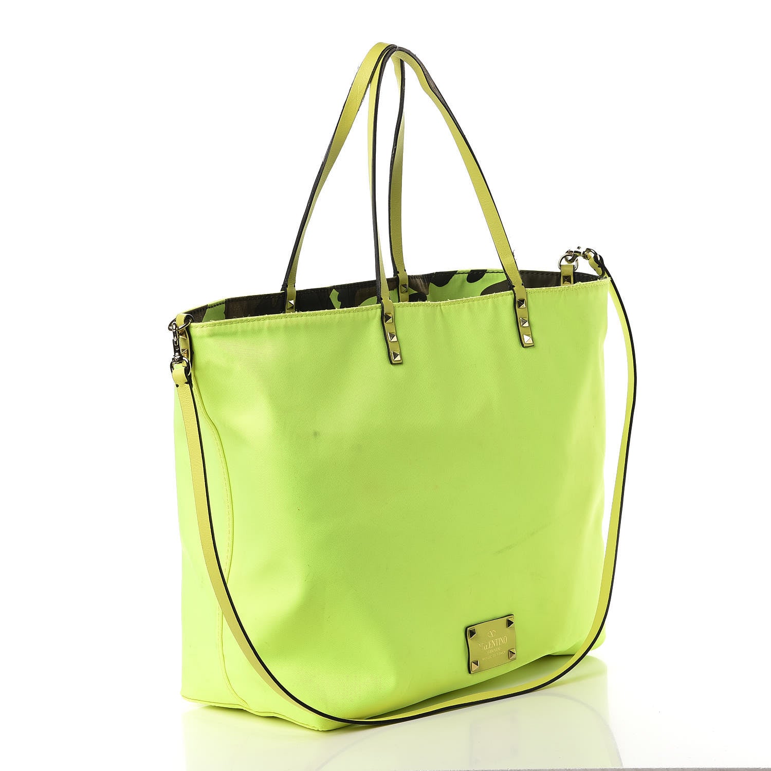 Valentino Garavani Canvas Camouflage Rockstud Reversible Tote Multicolor 8 of 33