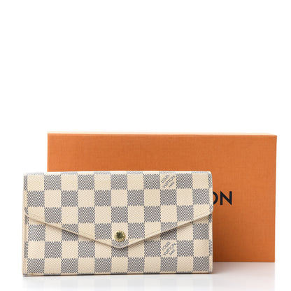 Louis Vuitton Damier Azur Sarah Wallet NM 7 of 7