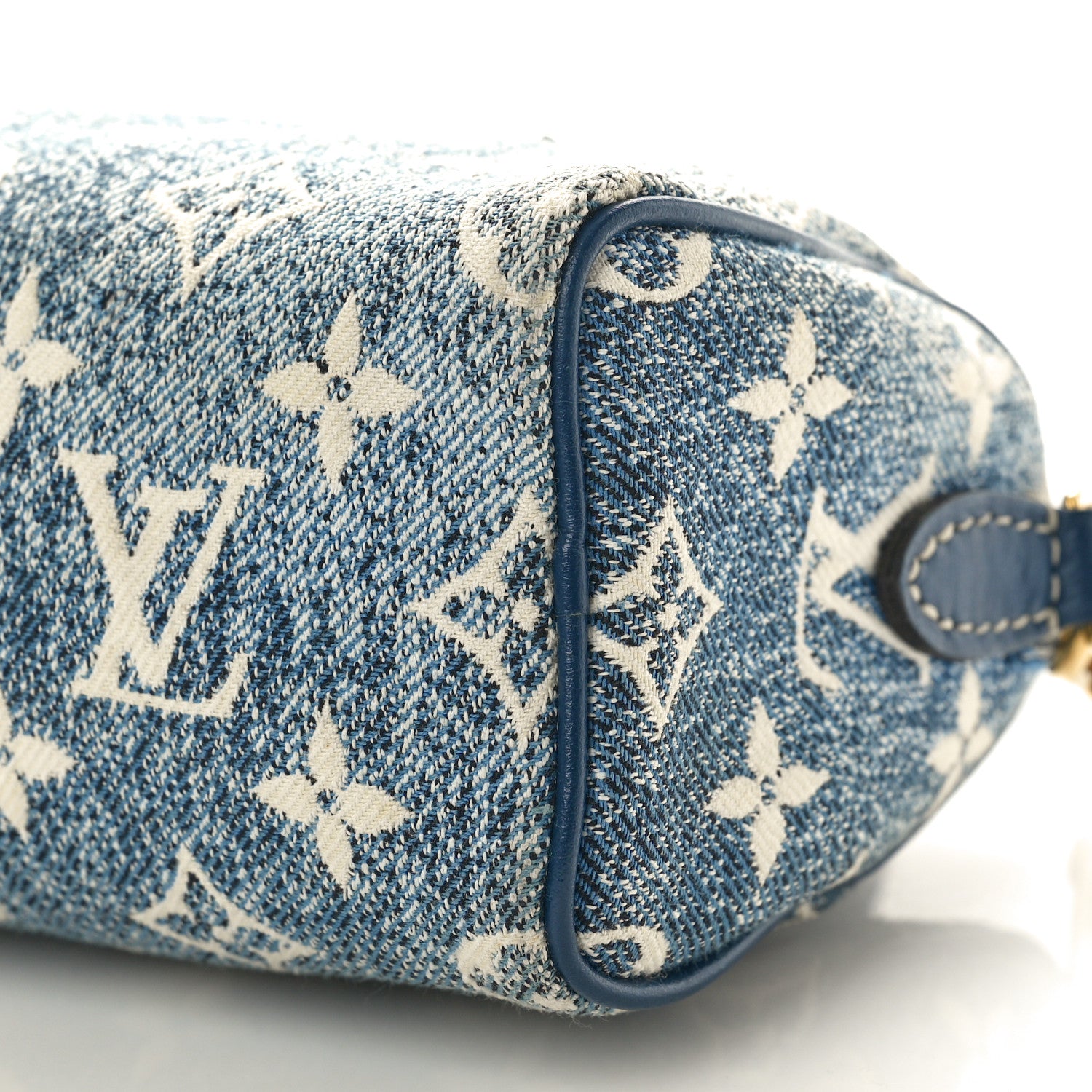 Louis Vuitton Monogram Jacquard Denim Nano Speedy Bandouliere Bleu 9 of 9