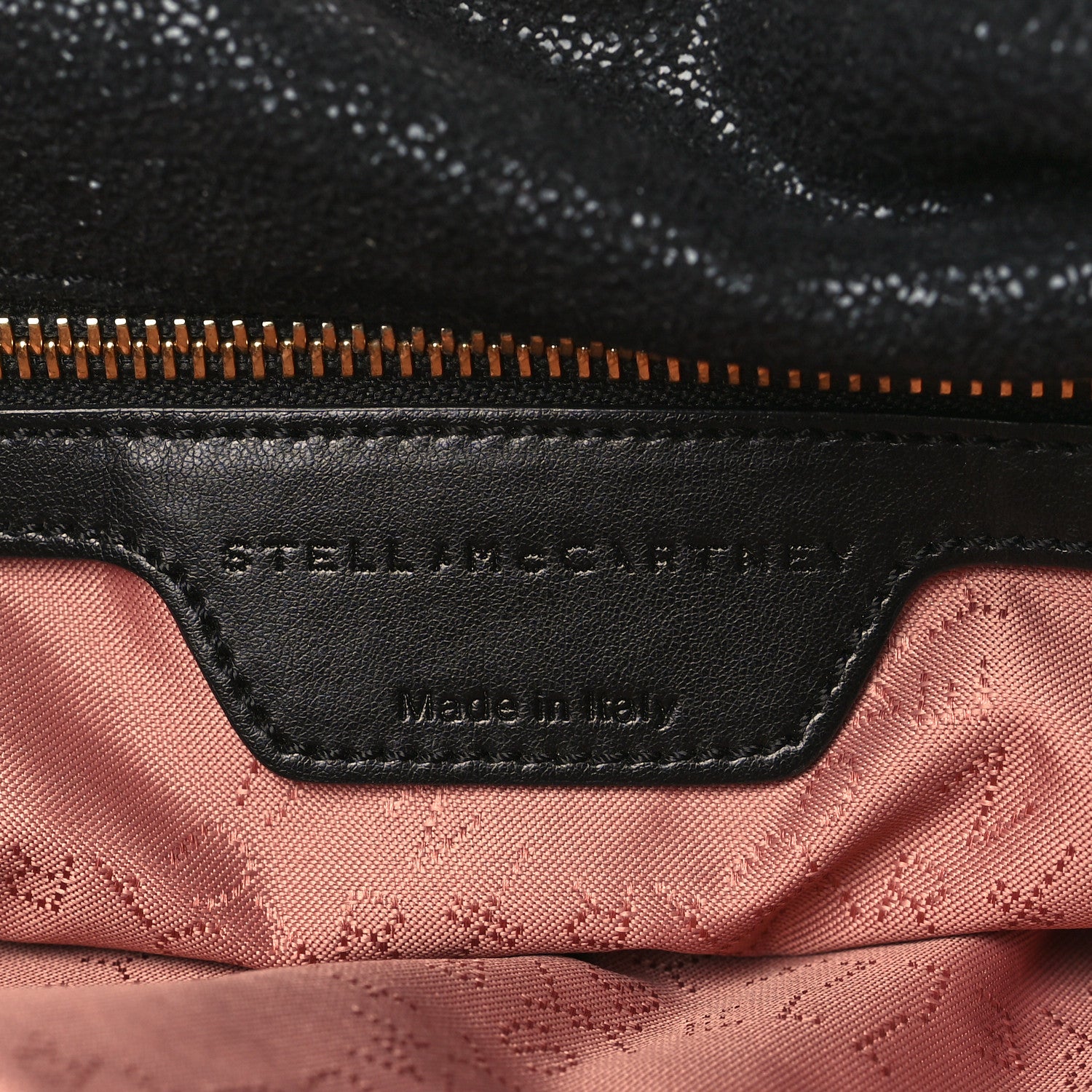 Stella McCartney Shaggy Deer Falabella Fold Over Tote Black 5 of 8