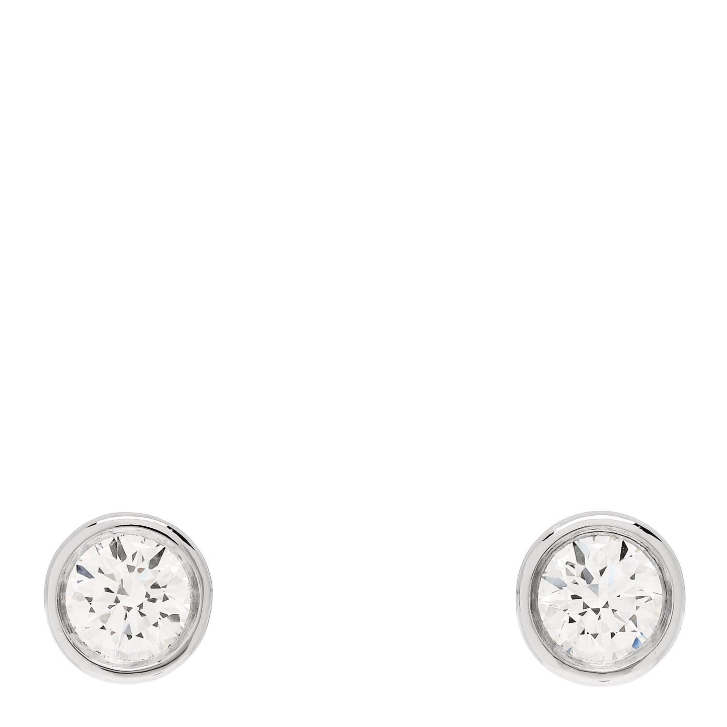 Platinum Diamond 1.14ctw Elsa Peretti Diamonds By The Yard Earrings