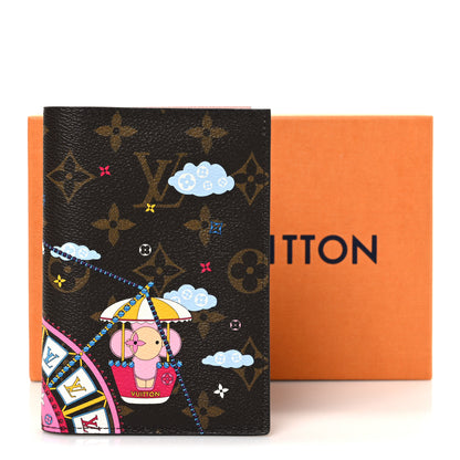 Louis Vuitton Monogram 2020 Christmas Animation Big Wheel Passport Cover Rose Ballerine 8 of 8