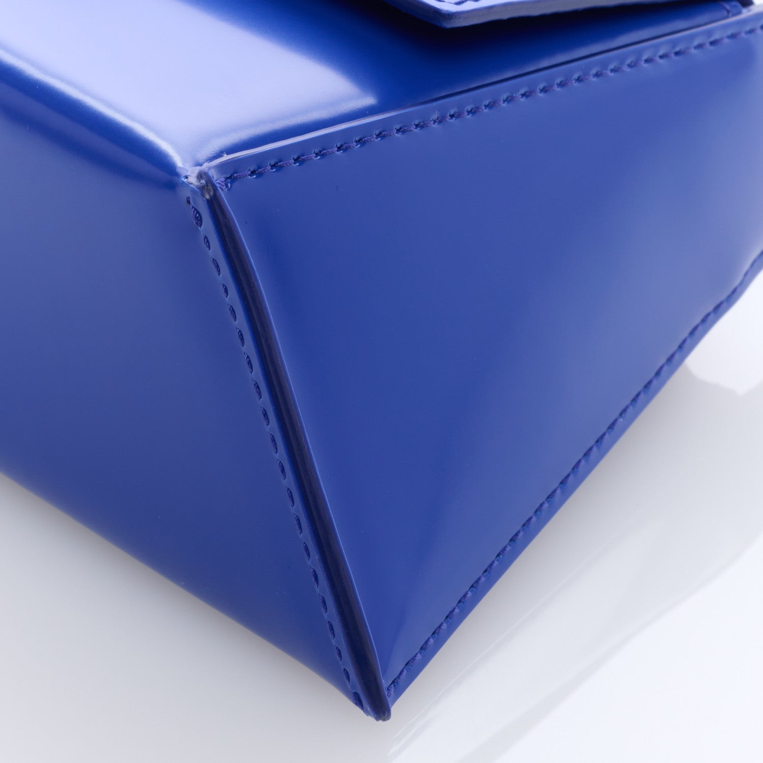 Salvatore Ferragamo Brushed Calfskin Mini Prisma Lapis Lazuli 8 of 8