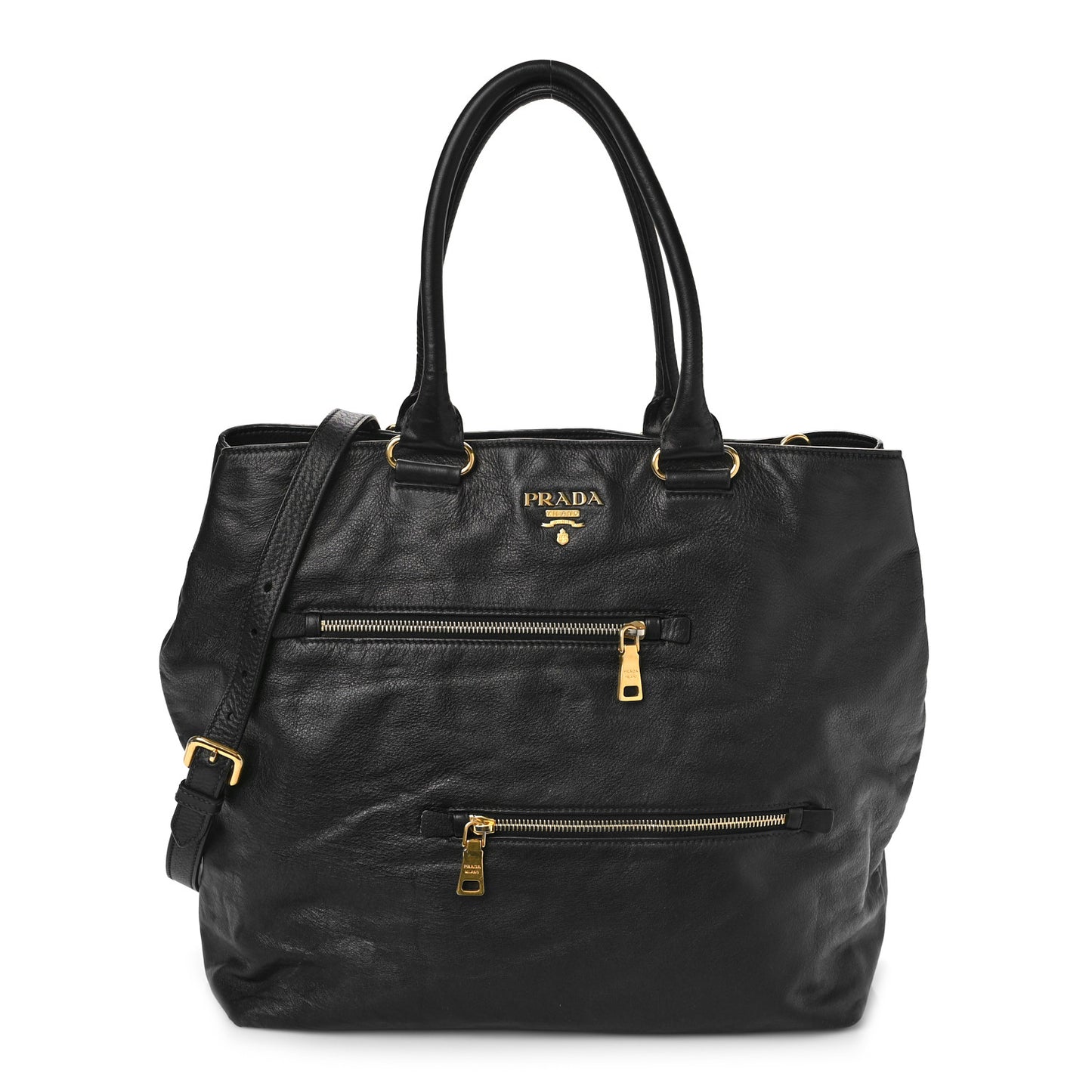 Soft Calf Tote Black