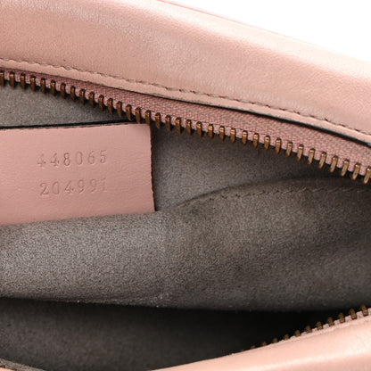 Gucci Calfskin Matelasse Mini GG Marmont Chain Shoulder Bag Perfect Pink 7 of 24