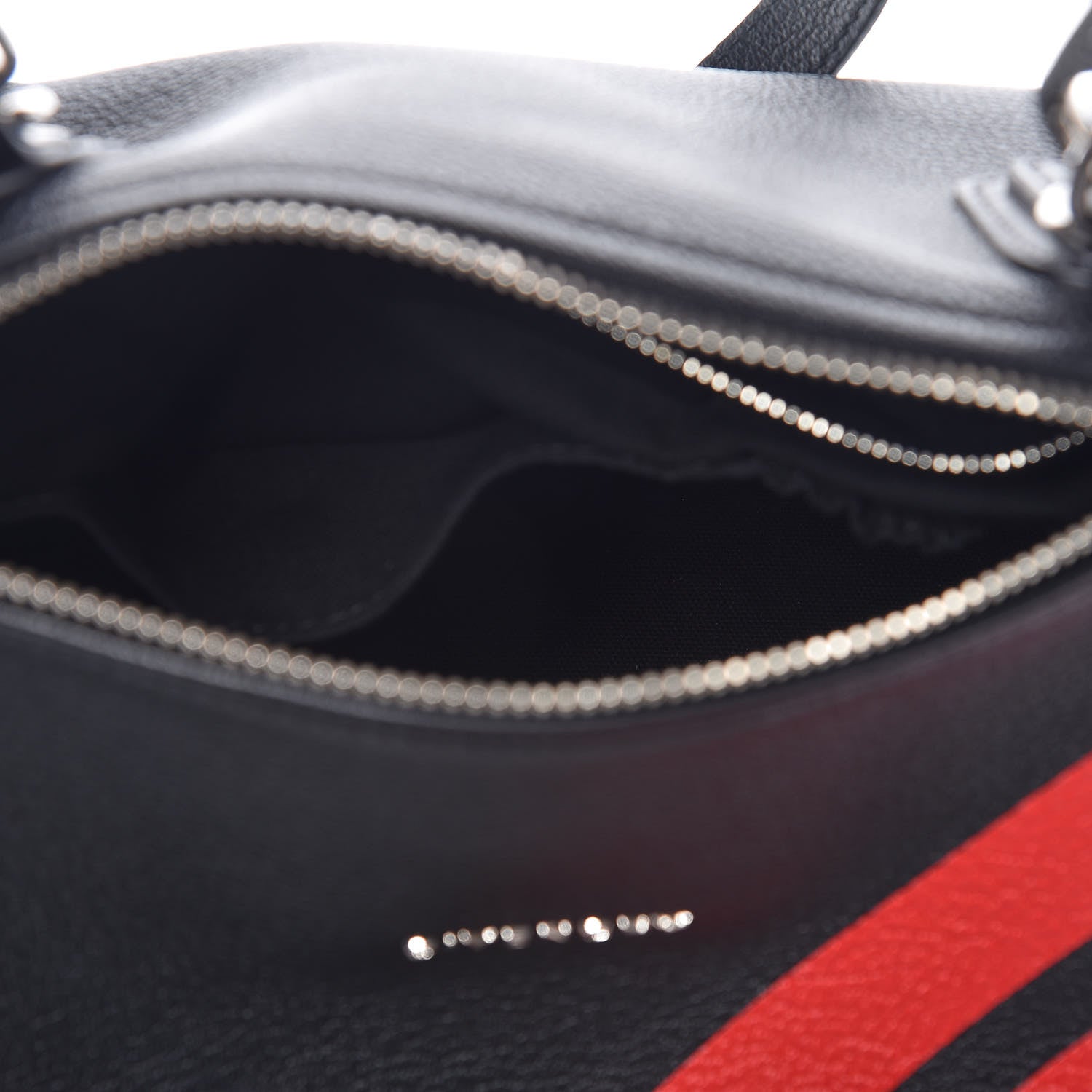 Givenchy Sugar Goatskin Striped Small Pandora Red Black 7 of 12