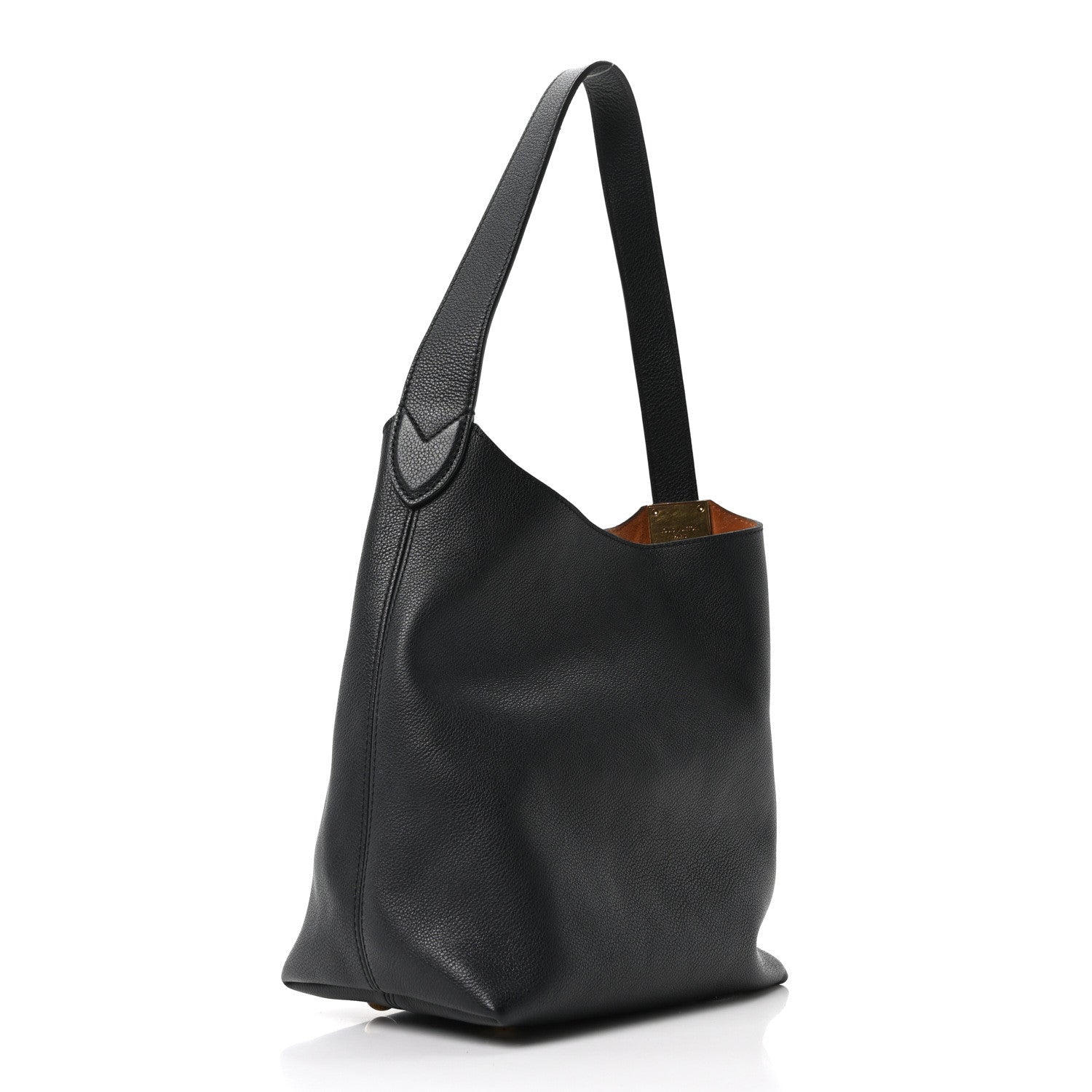 Louis Vuitton Grained Calfskin Low Key Hobo PM Black 4 of 10