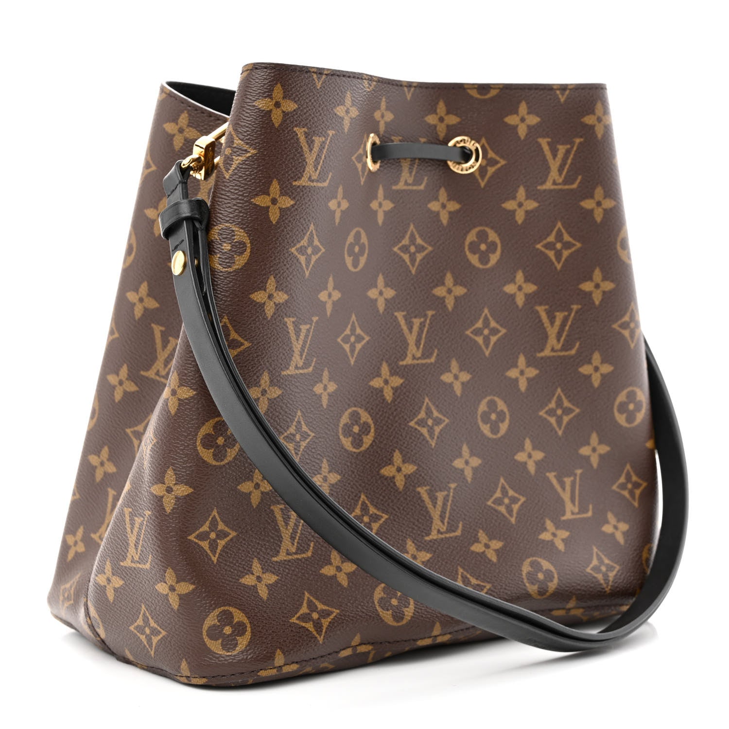 Louis Vuitton Monogram Neonoe MM Black 3 of 9