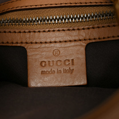 Gucci Calfskin Piston Lock Jackie O Hobo Tan 6 of 10