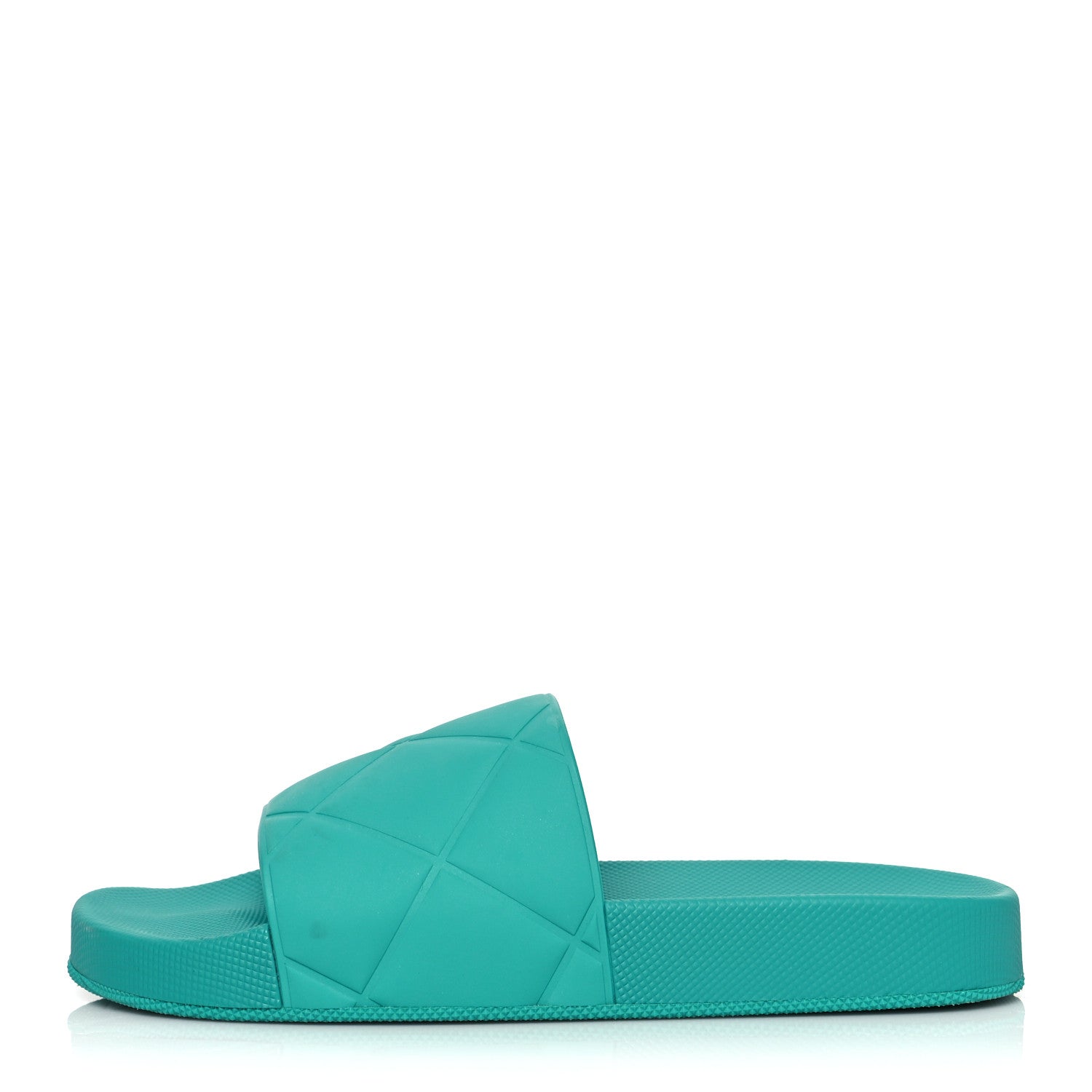 Bottega Veneta Rubber The Slider Sandals 37 Neptune 2 of 11