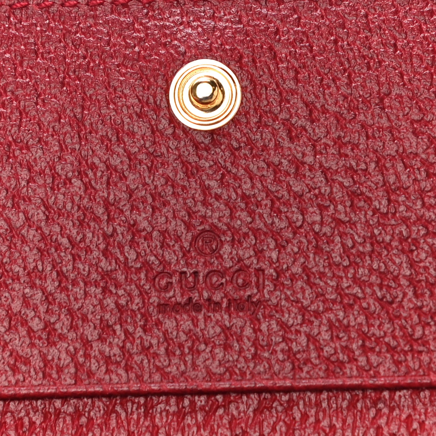 Gucci GG Supreme Monogram Flora Web Ophidia Card Case Red 6 of 11