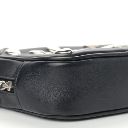 Saint Laurent Calfskin Heart Monogram Lou Camera Bag Black 8 of 12