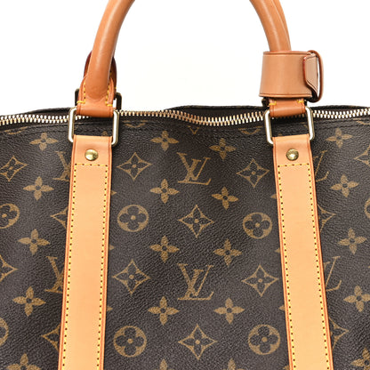Louis Vuitton Monogram Keepall Bandouliere 55 7 of 9