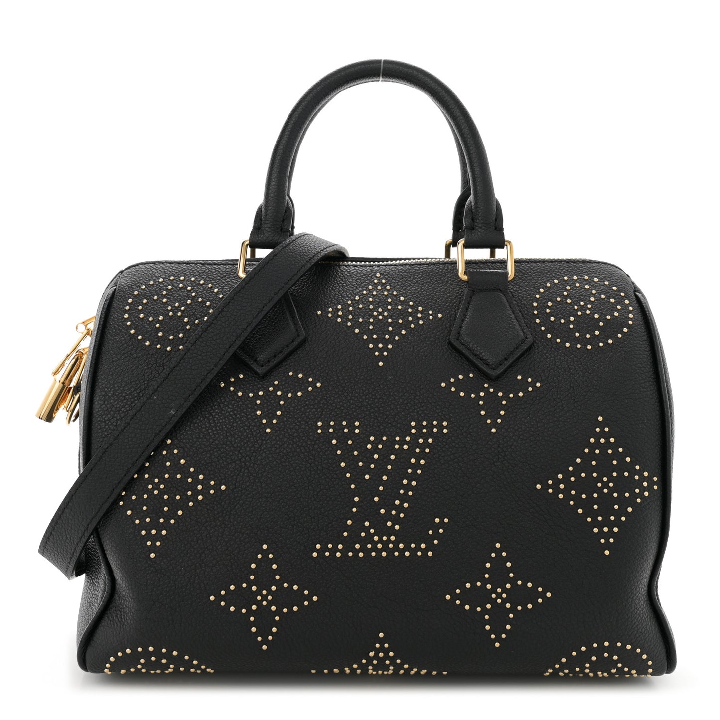Empreinte Monogram Giant Studded Speedy Bandouliere 25 Black