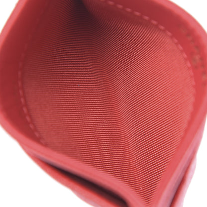 Chanel Caviar Quilted Card Holder Red 5 of 9