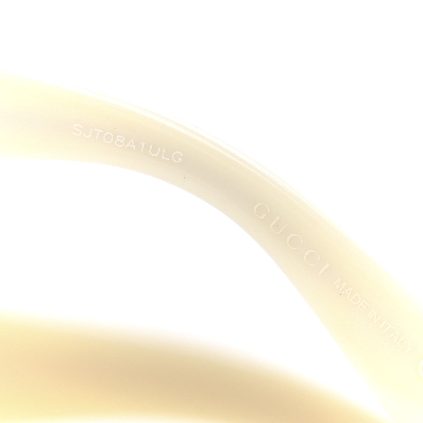 Square Frame Star Sunglasses GG 3870/S Ivory Gold