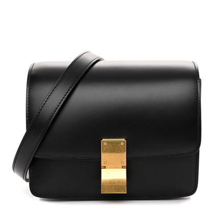 Celine Box Calfskin Small Classic Box Flap Bag Black 1 of 9
