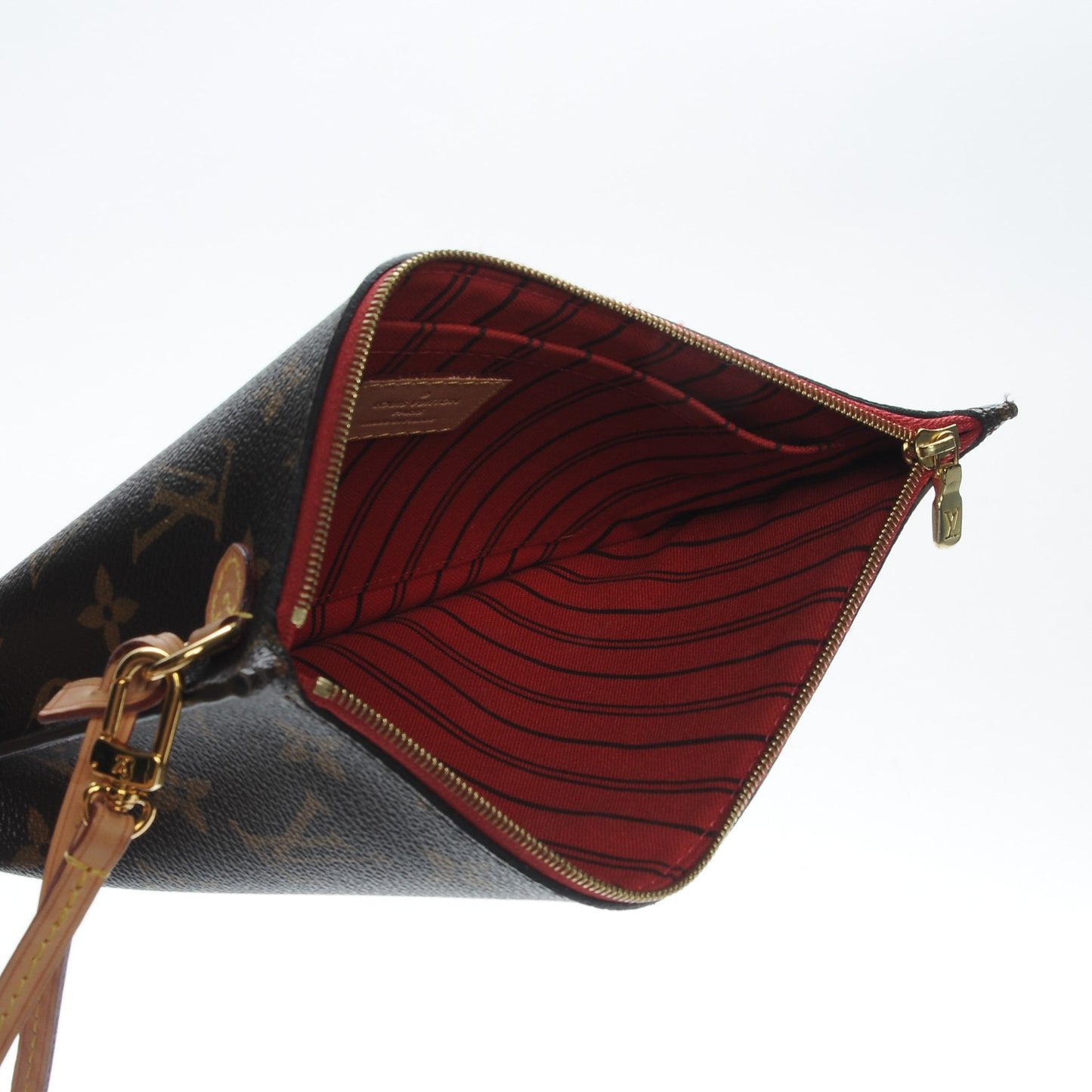 Monogram Neverfull MM GM Pochette Cherry