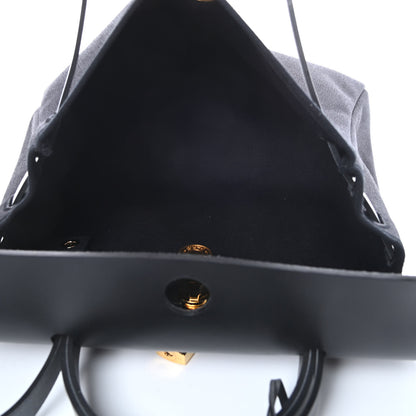 Hermes Military Toile Vache Hunter Herbag Zip PM 31 Black 6 of 12