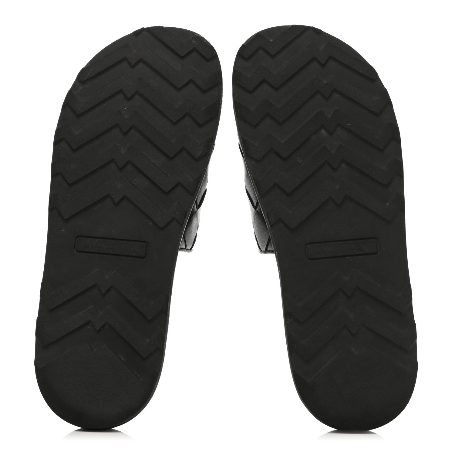 Bottega Veneta Nappa Intrecciato Mens Pool Sandals 45 Black 5 of 8