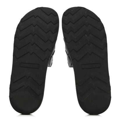 Bottega Veneta Nappa Intrecciato Mens Pool Sandals 45 Black 5 of 8