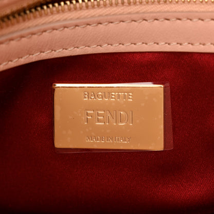 Fendi Sequin Paillettes Vitello Grace Sex and the City Baguette Baby Pink 6 of 10