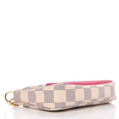 Louis Vuitton Damier Azur 2017 Christmas Animation Mini Pochette Accessories 4 of 8