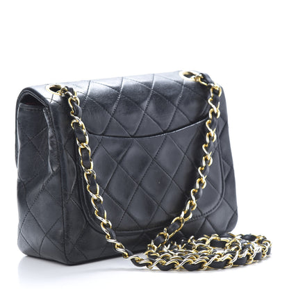 Chanel Lambskin Quilted Mini Square Flap Black 3 of 13