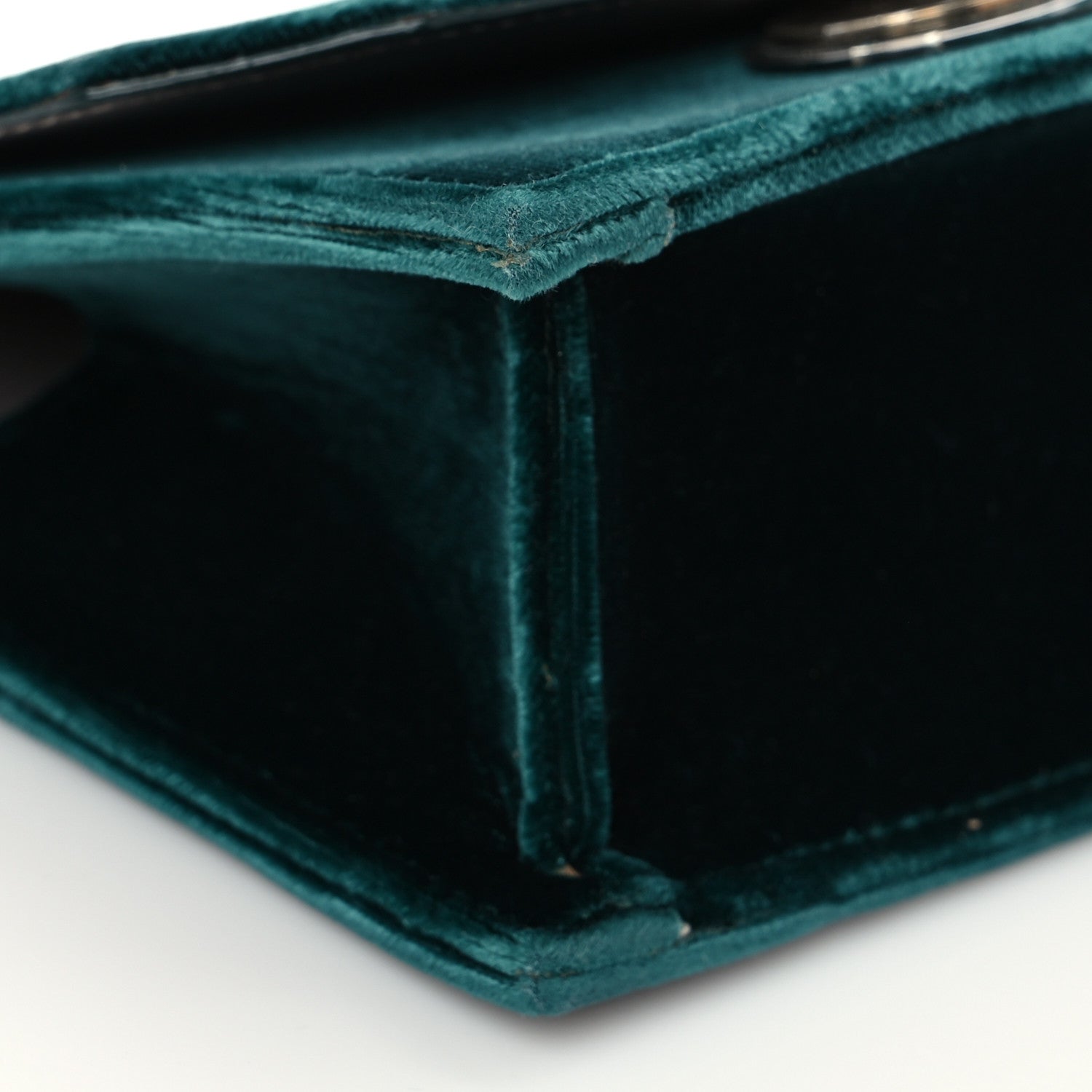 Jimmy Choo Velvet Finley Mini Shoulder Bag Green 7 of 8