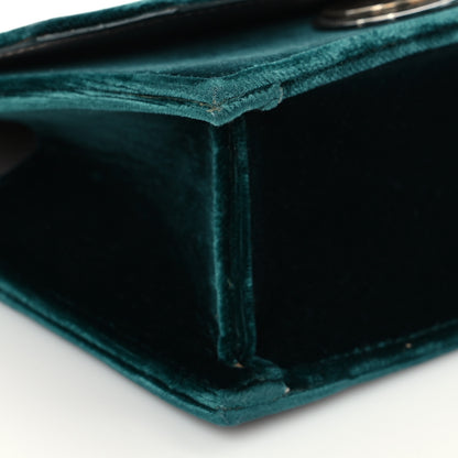Jimmy Choo Velvet Finley Mini Shoulder Bag Green 7 of 8