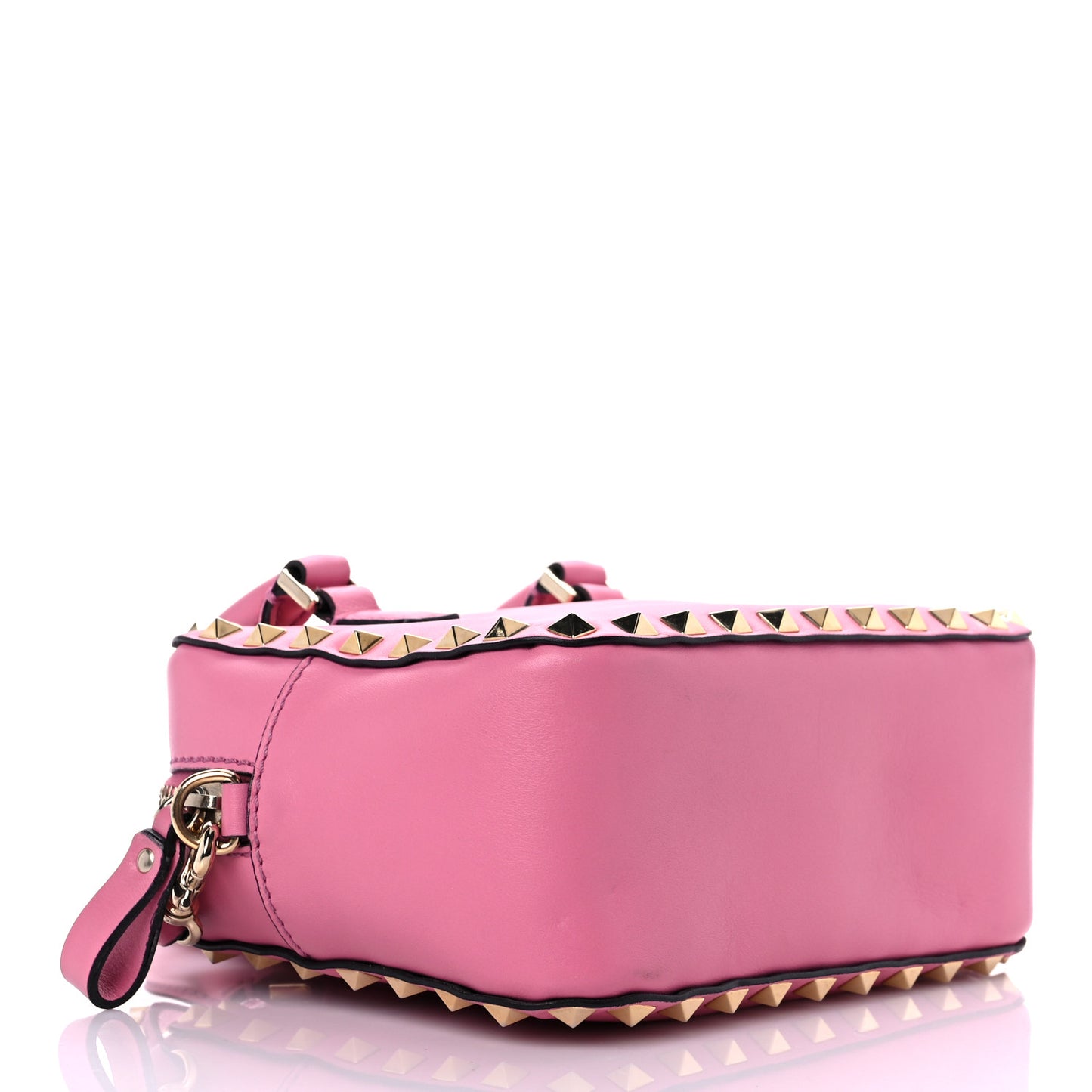Vitello Mini Rockstud Convertible Satchel Ninphea