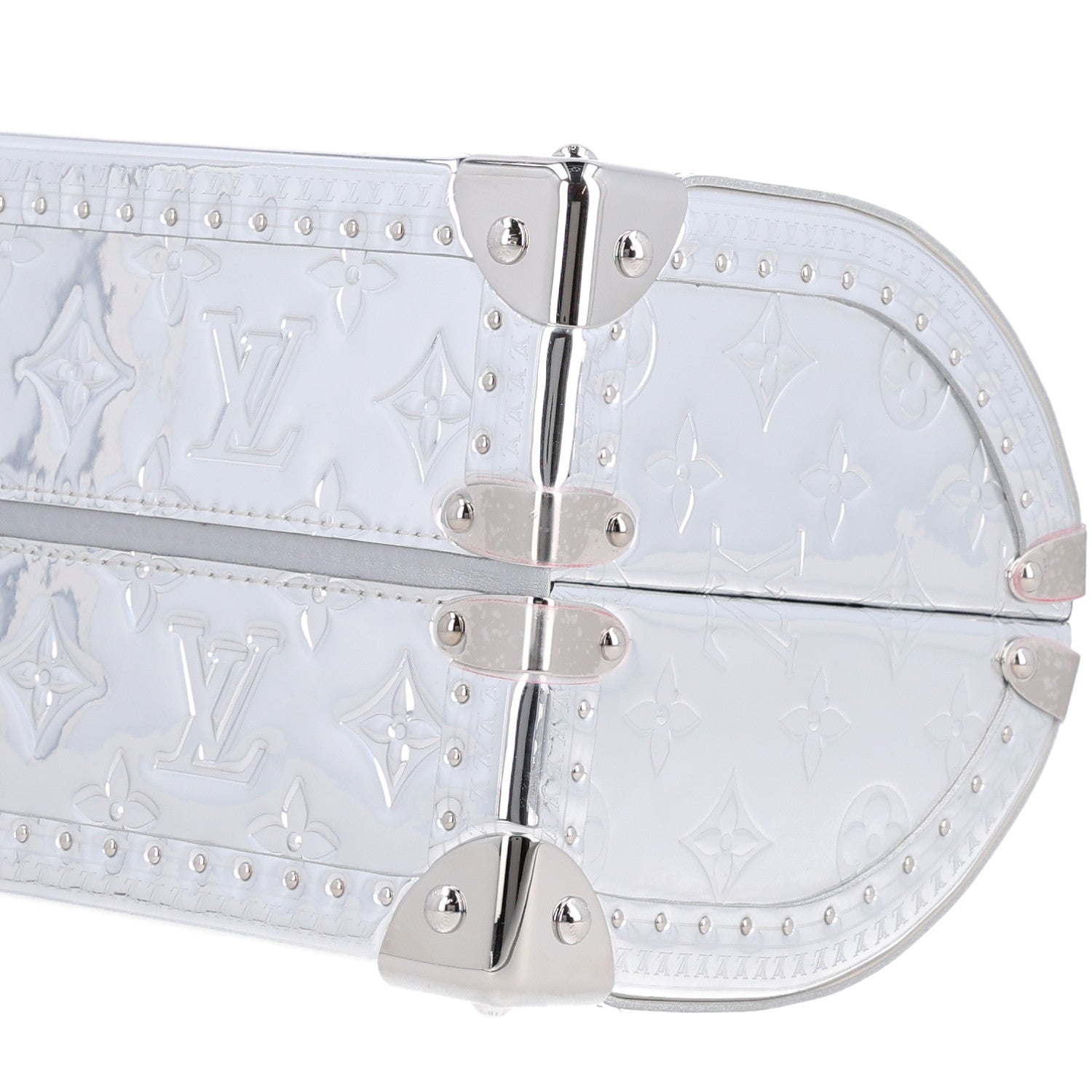 Louis Vuitton Monogram Miroir Speedy Trunk 20 Silver 9 of 9