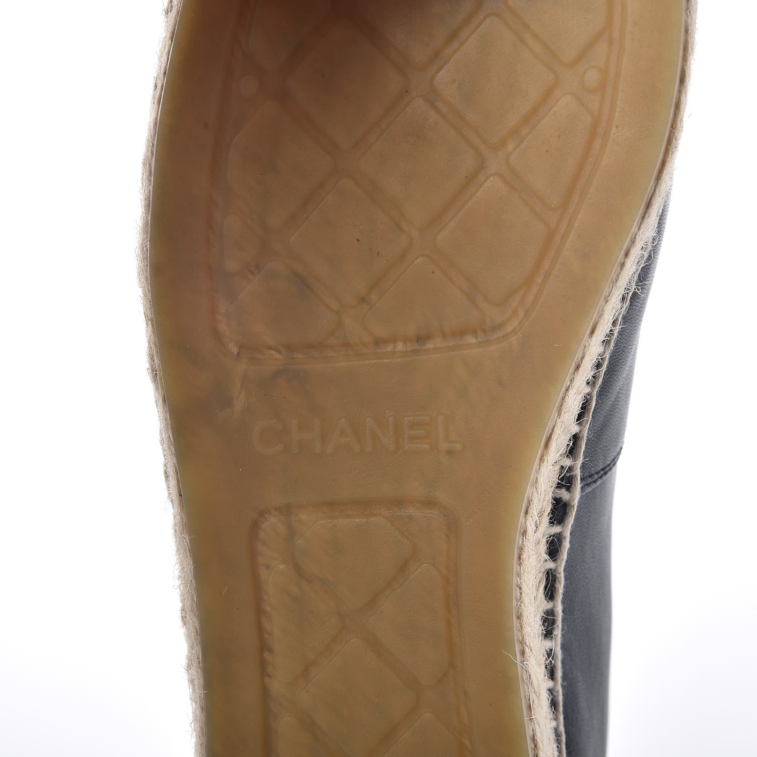 Chanel Lambskin CC Espadrilles 41 Black 9 of 12