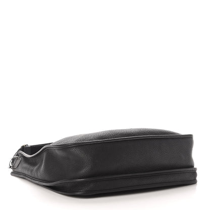 Hermes Taurillon Clemence Evelyne III GM Black 4 of 10